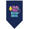 Mirage Pet Products Chicks Rule Screen Print BandanaNavy Blue Small 66-187 SMNB